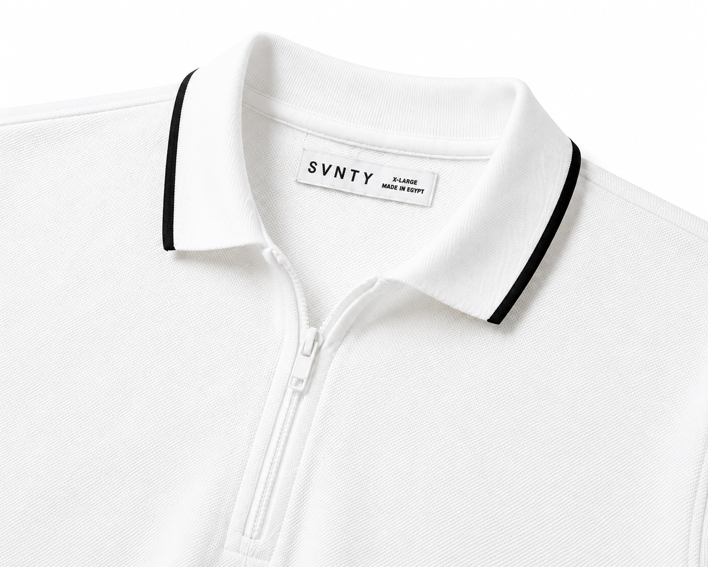 Quarter-Zip Piqué Polo