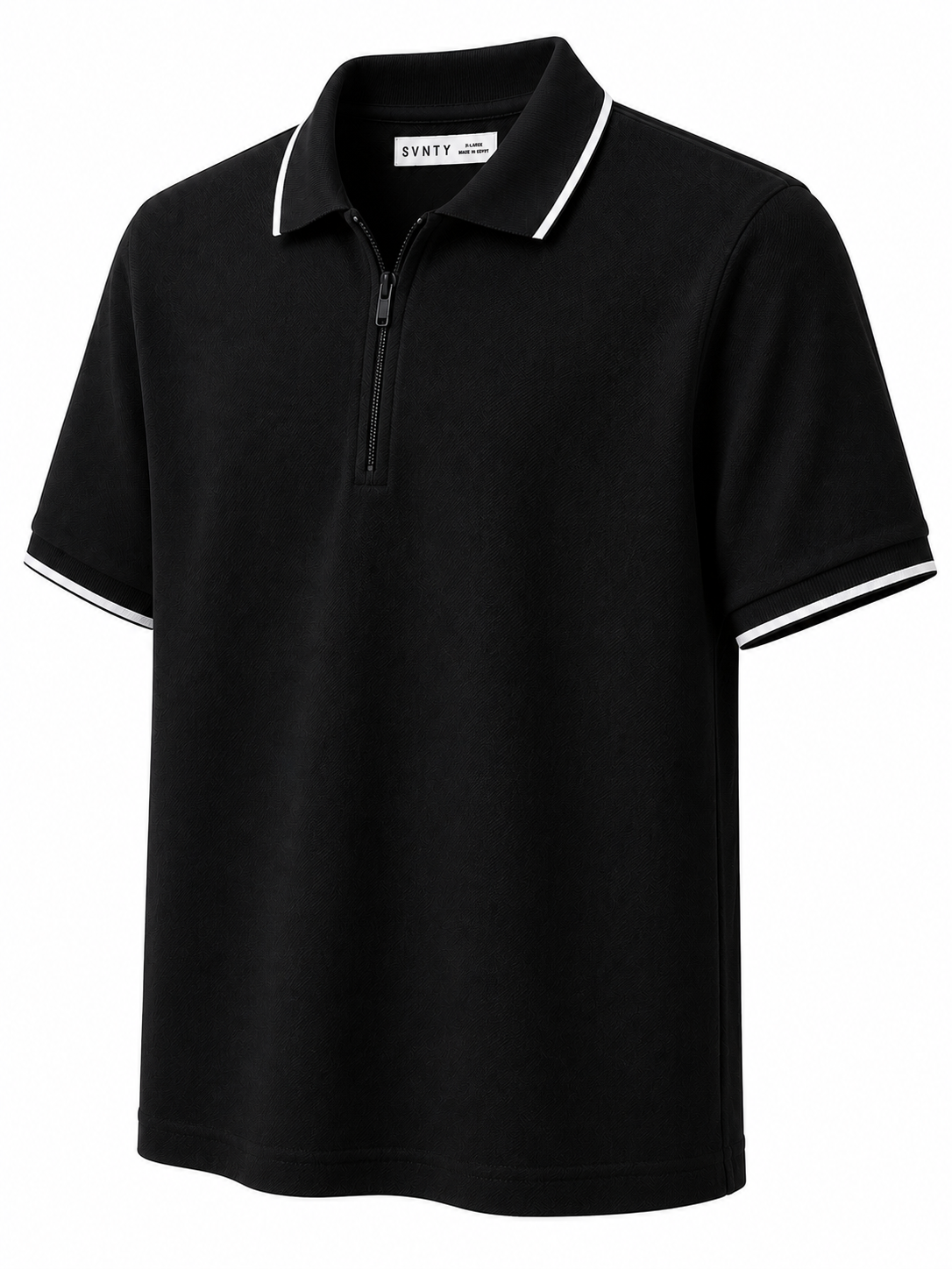 Quarter-Zip Piqué Polo
