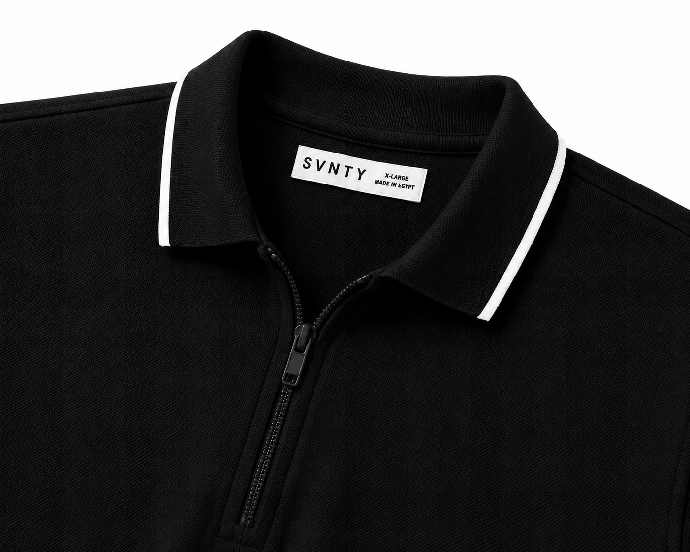 Quarter-Zip Piqué Polo