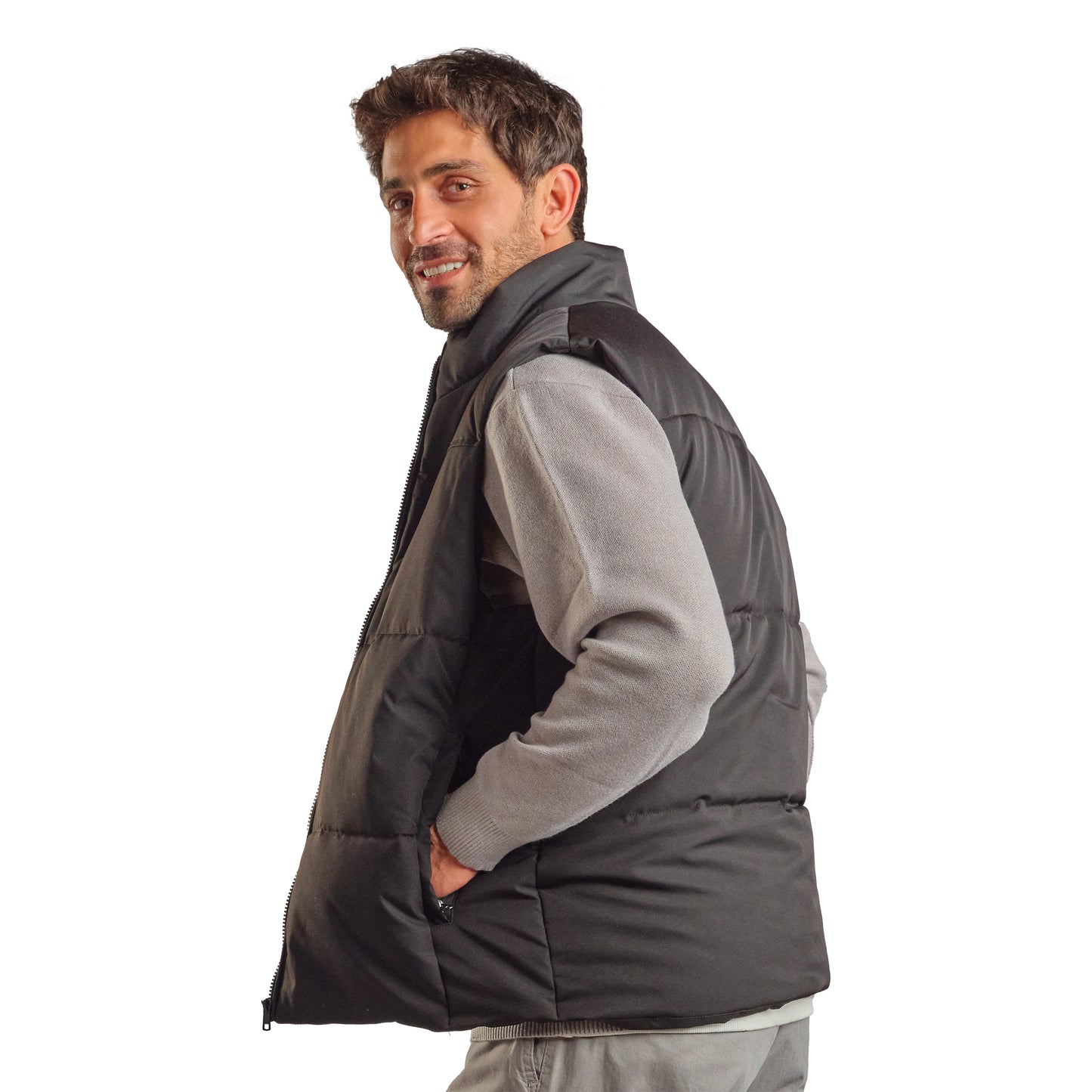 Black Puffer Vest