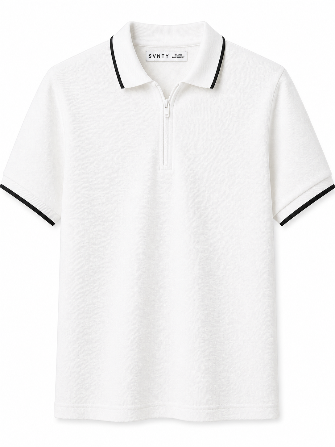 Quarter-Zip Piqué Polo