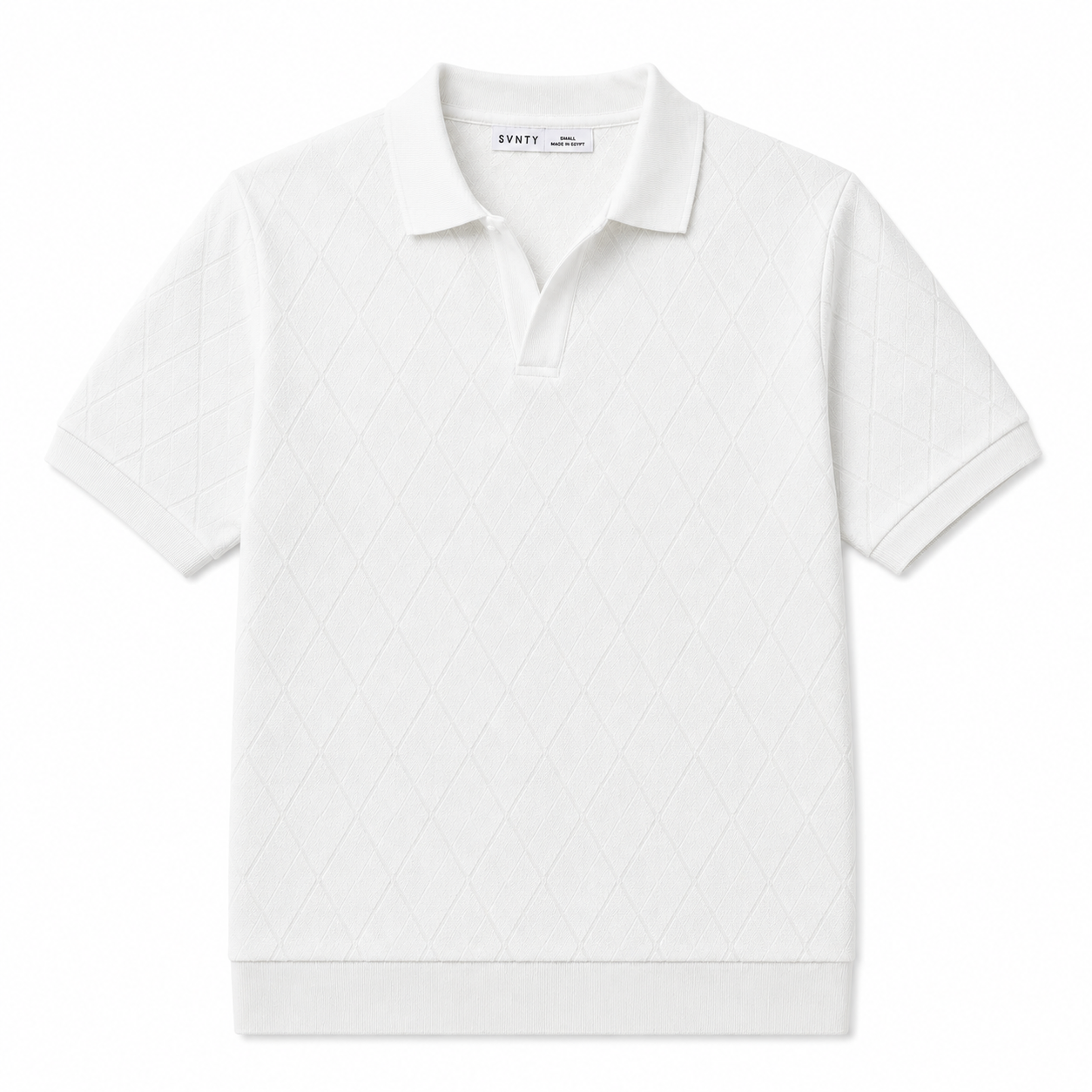 Jacquard Diamond Polo