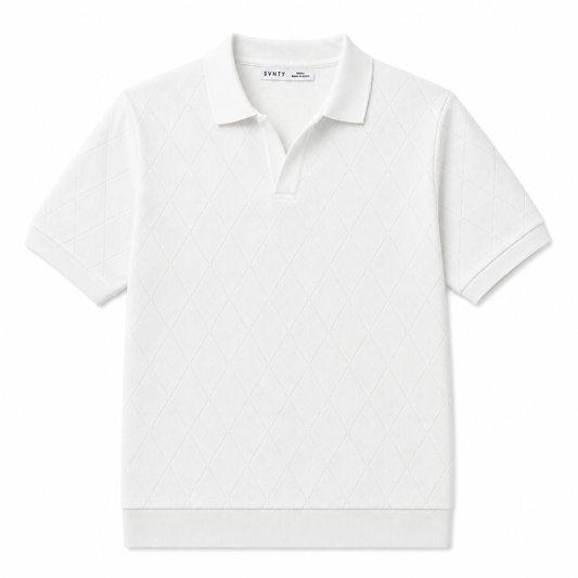 Jacquard Diamond Polo