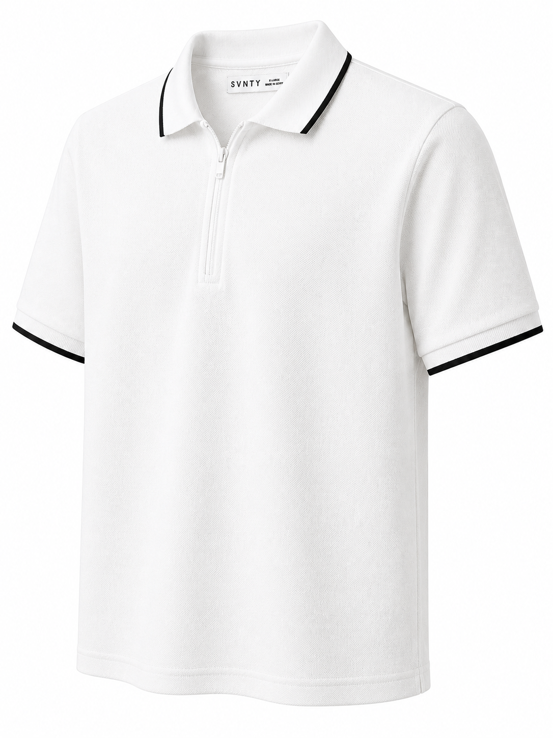 Quarter-Zip Piqué Polo