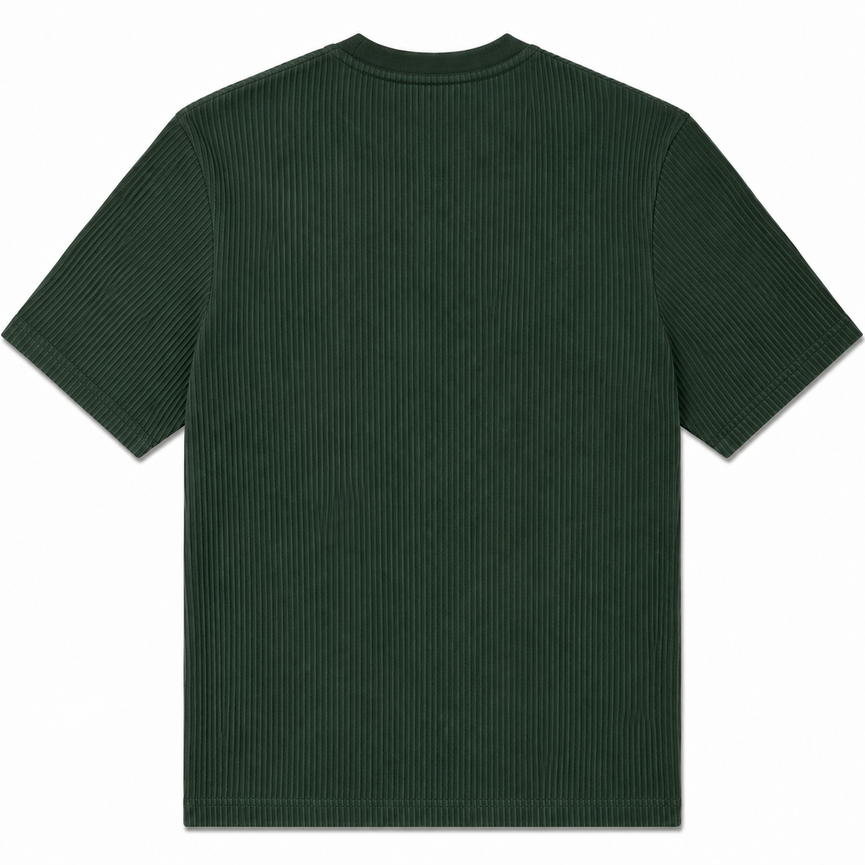 Ribbed Crewneck T-Shirt