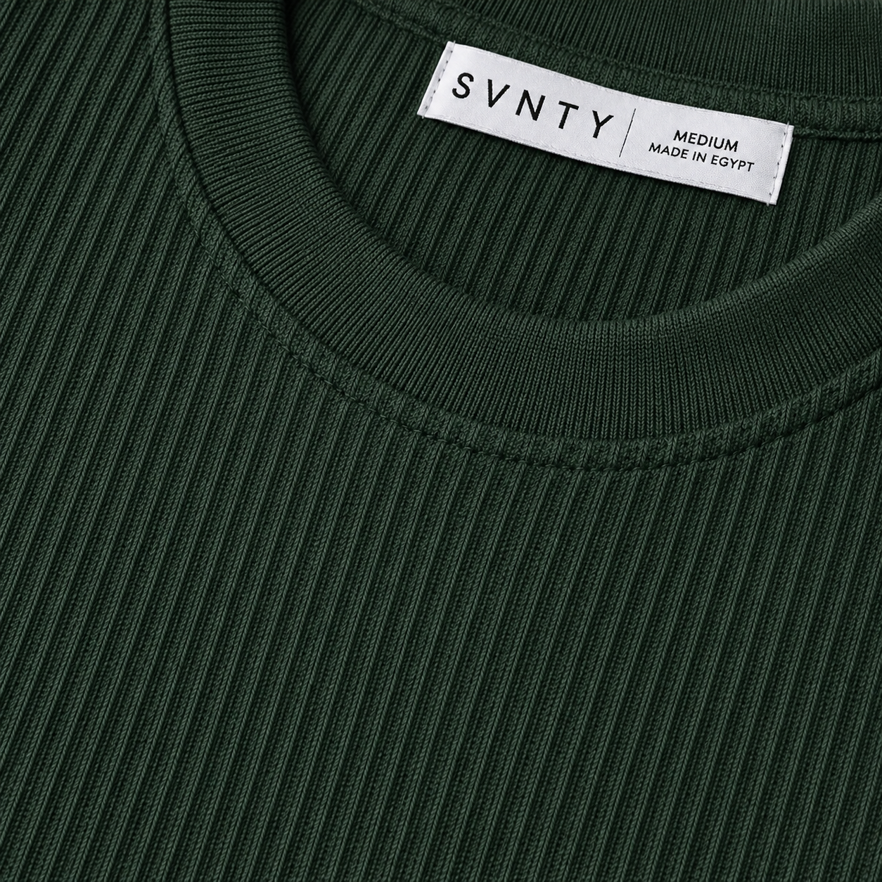 Ribbed Crewneck T-Shirt