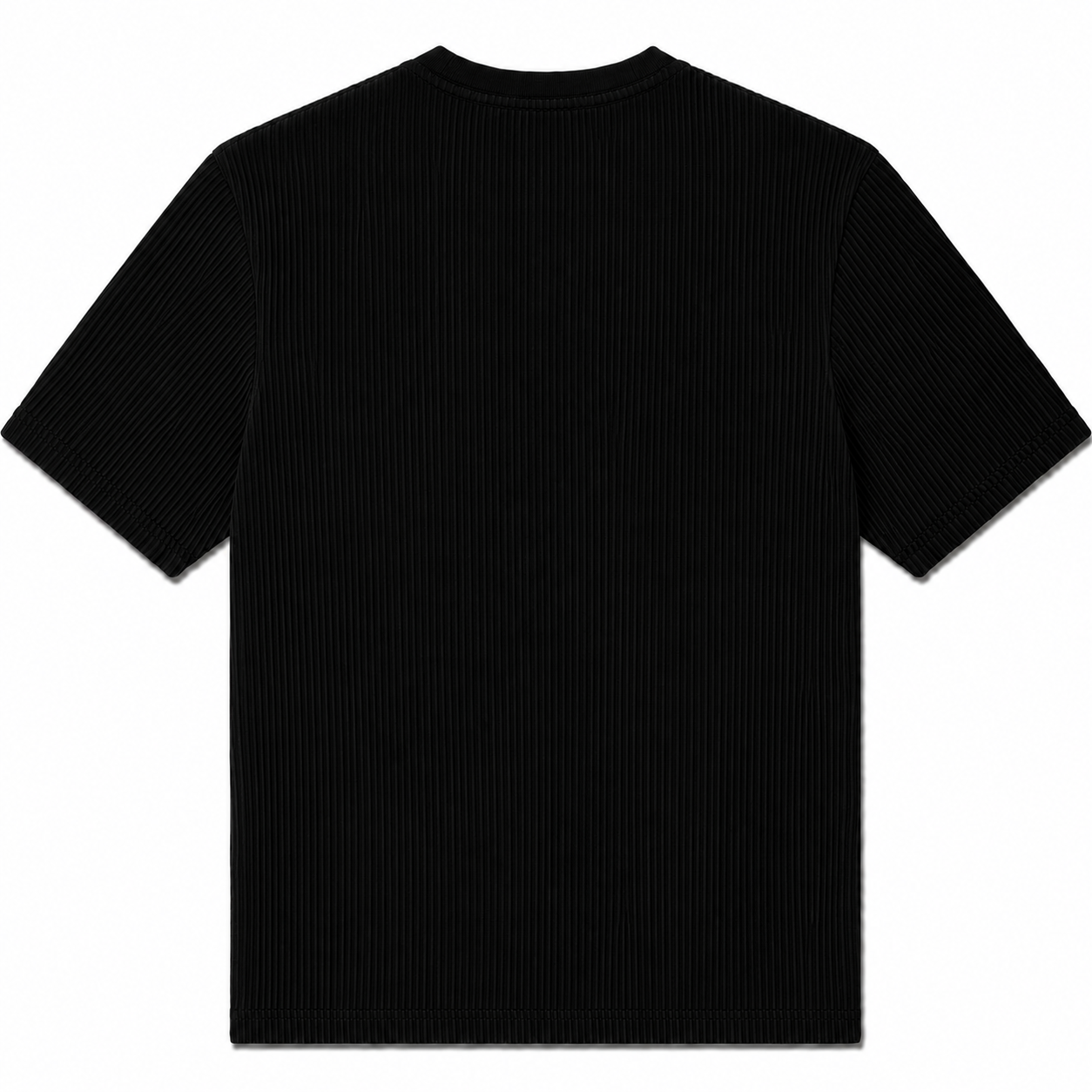Ribbed Crewneck T-Shirt