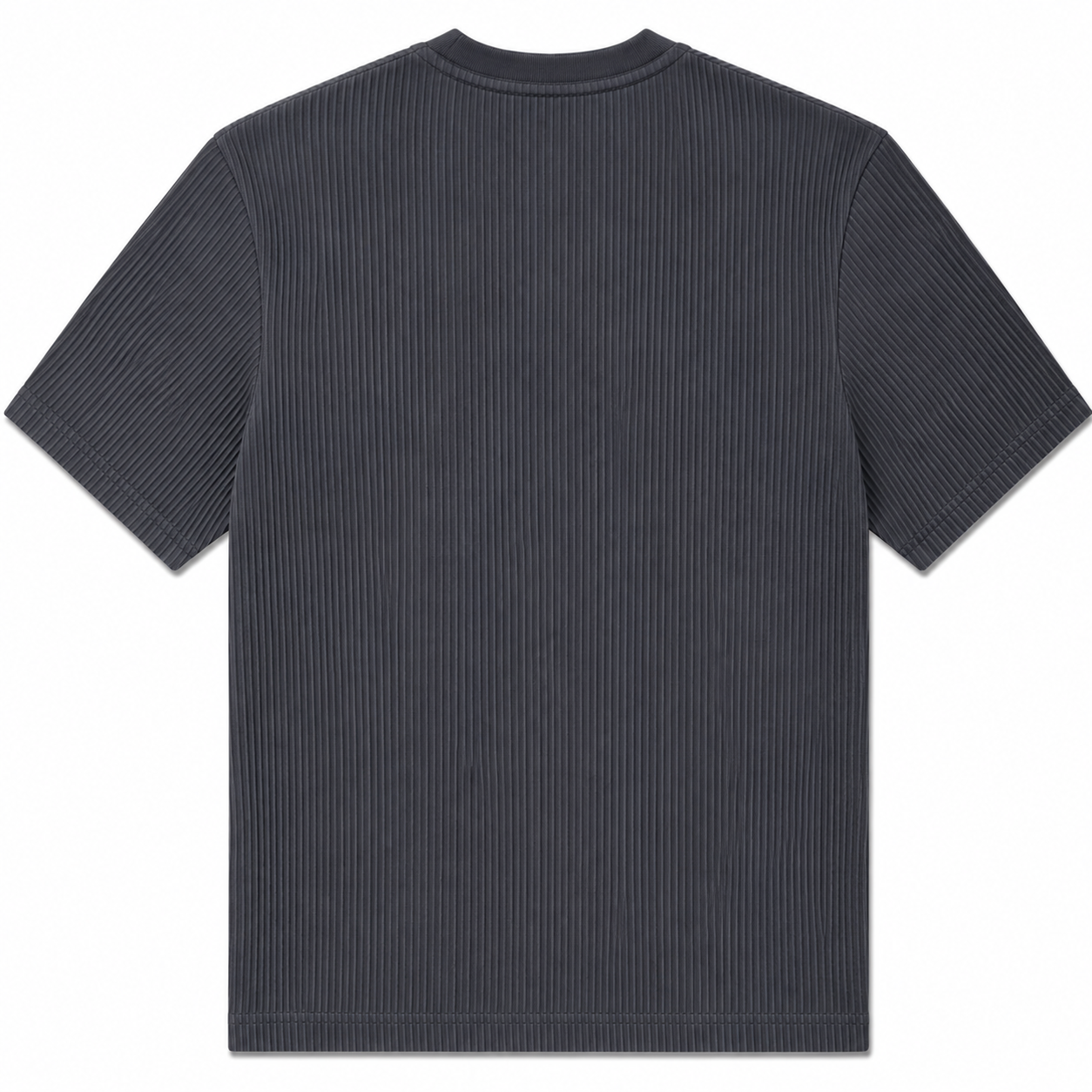 Ribbed Crewneck T-Shirt