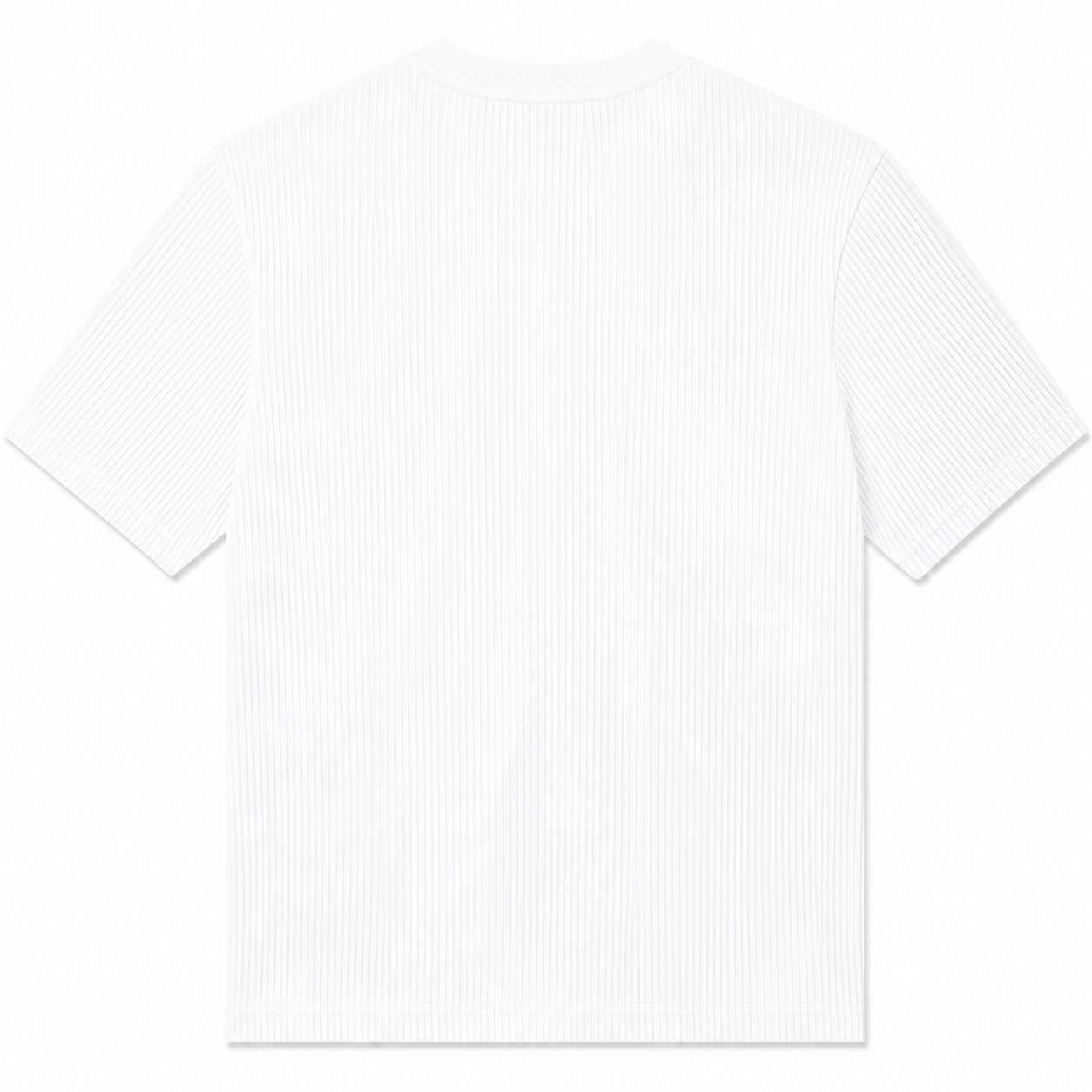 Ribbed Crewneck T-Shirt