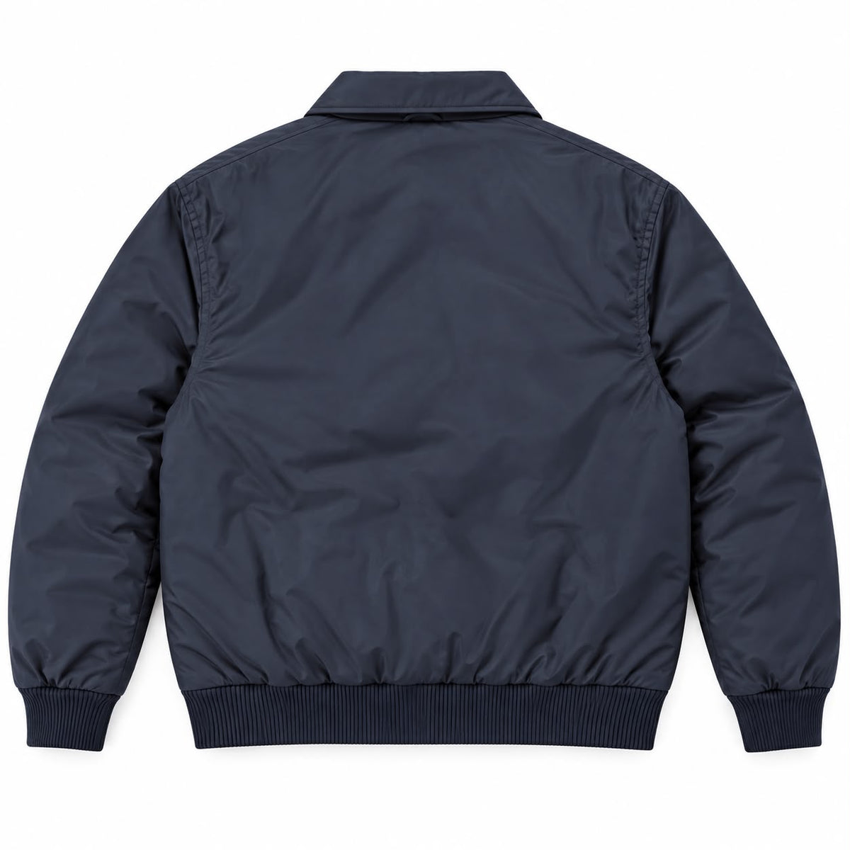 Padded Bomber Jacket in Navy, SVNTY, view 2 of 2