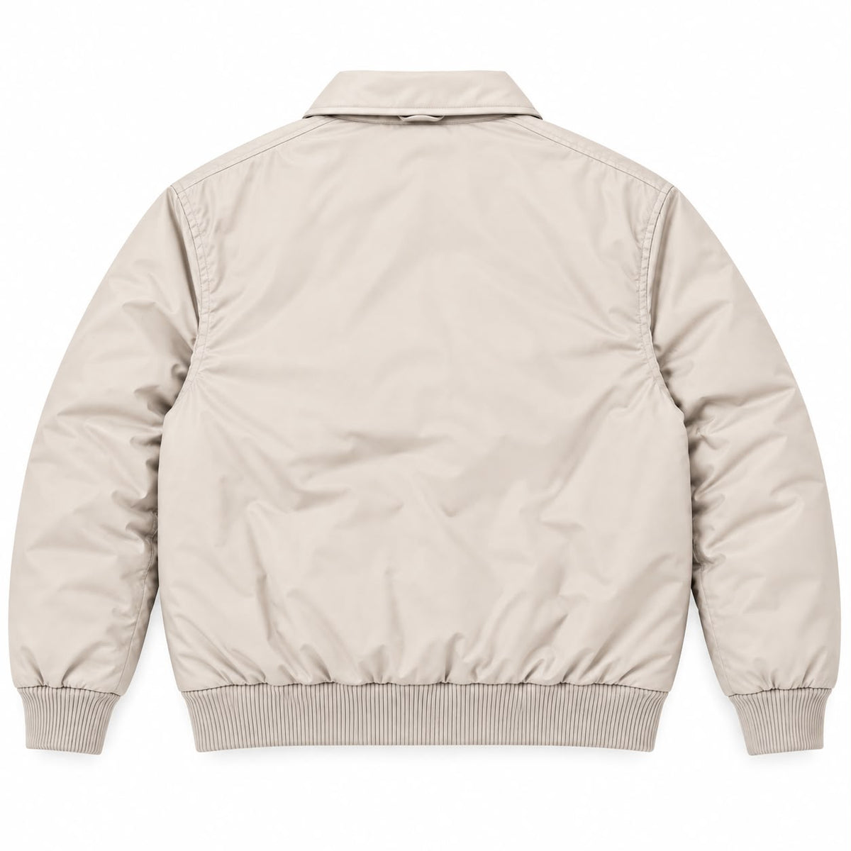Padded Bomber Jacket in Beige, SVNTY, view 2 of 2