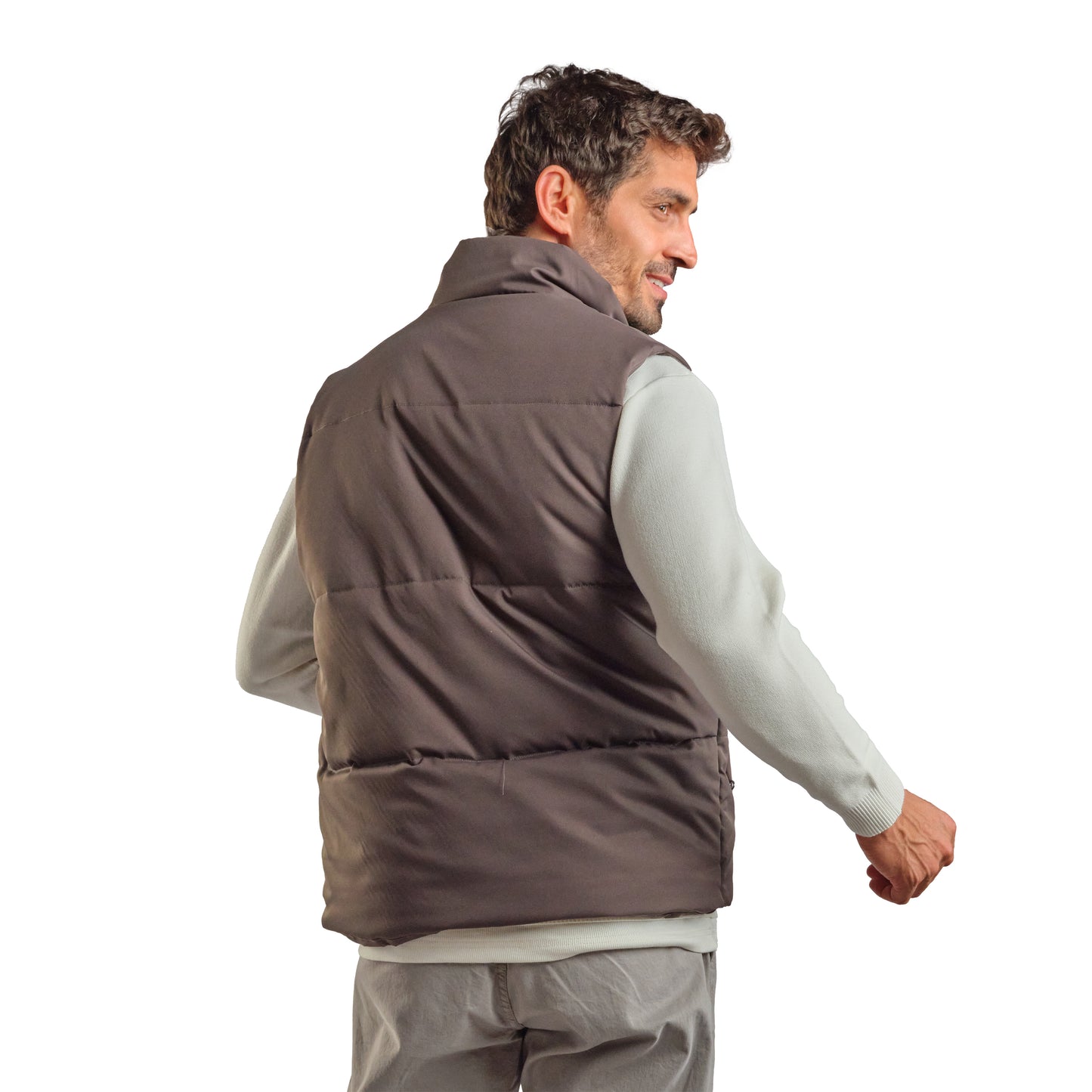 Gray Puffer Vest