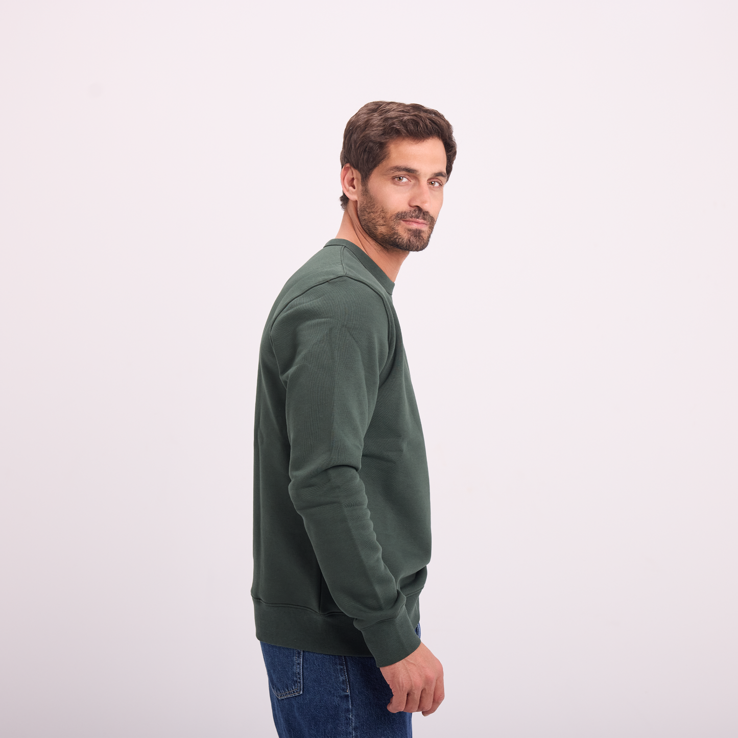 Olive Essential Crewneck Sweatshirt