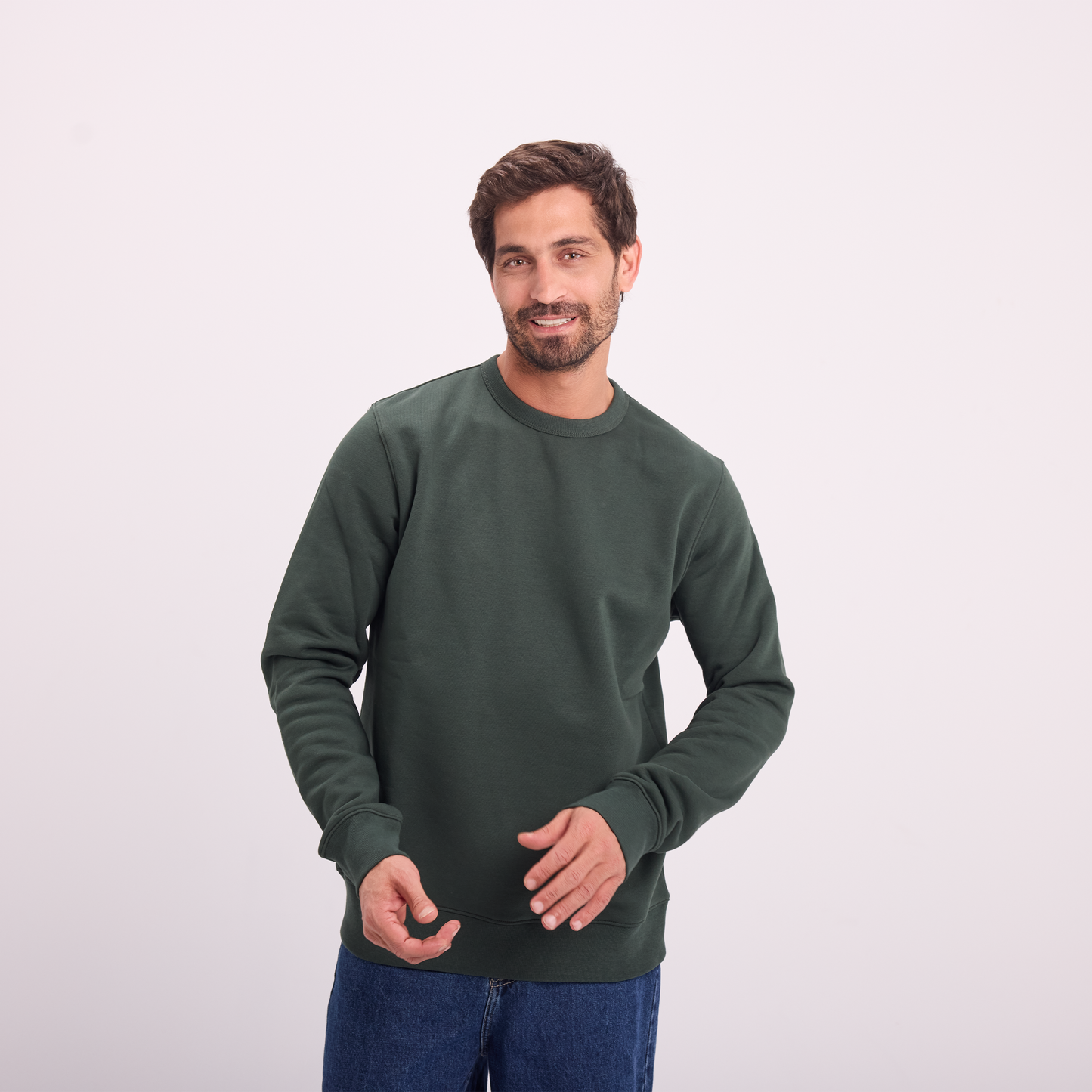 Olive Essential Crewneck Sweatshirt