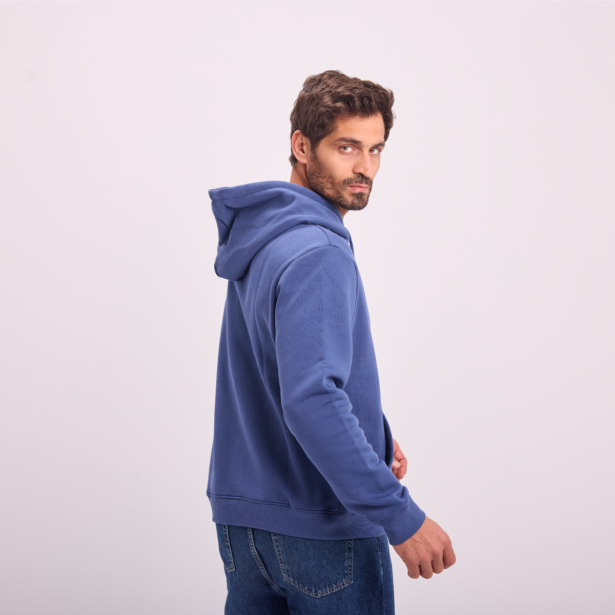 Hoodie in Petrol, SVNTY, view 4 of 6