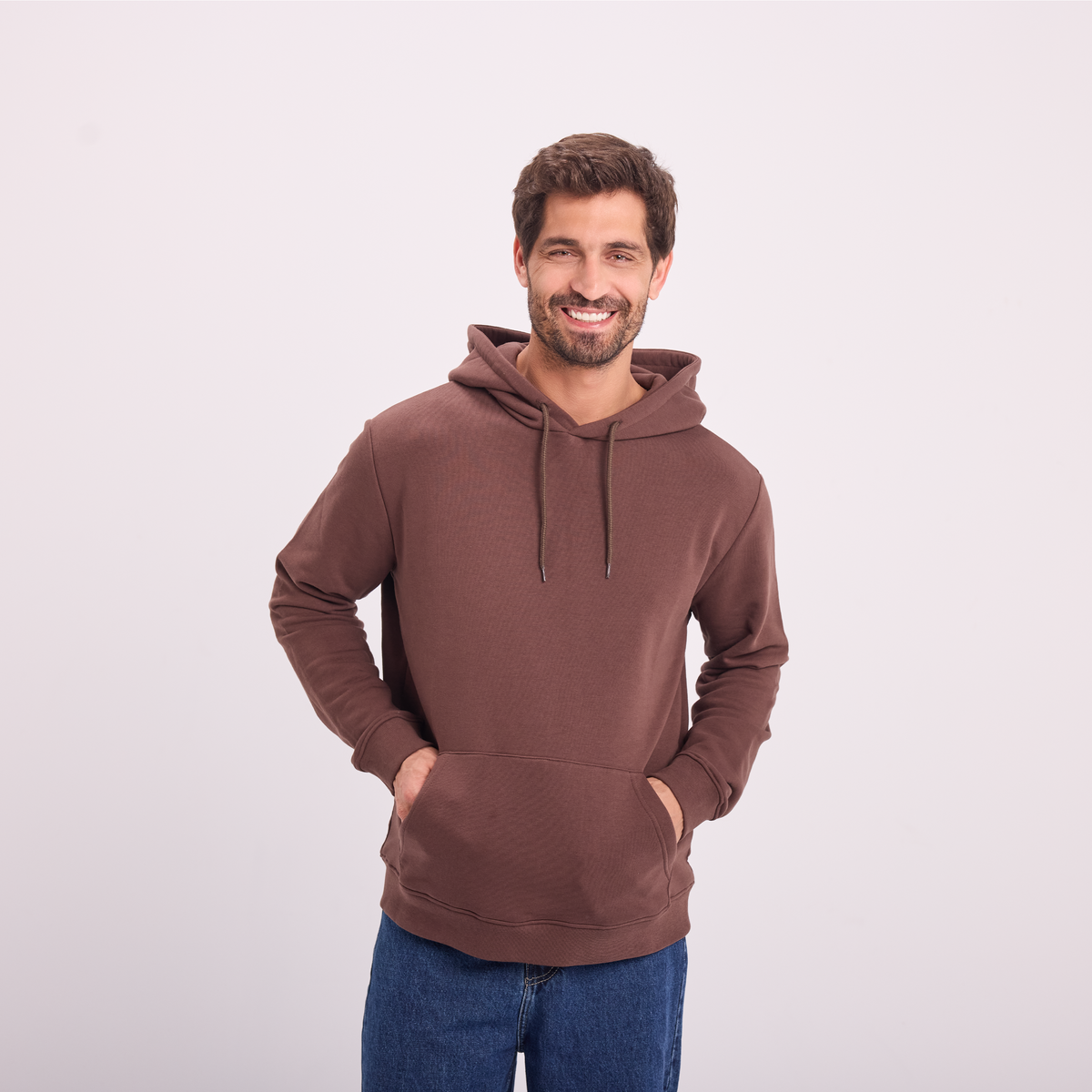 Hoodie in Brown, SVNTY, view 1 of 5