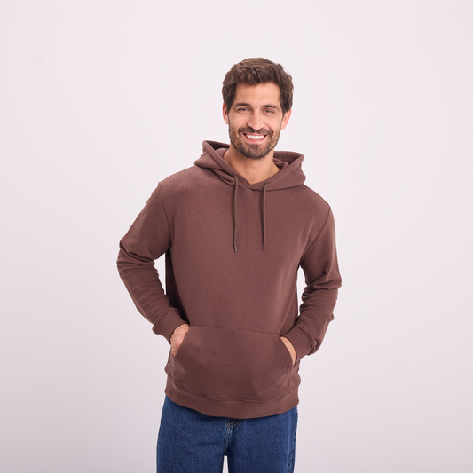 Hoodie in Brown, SVNTY, view 1 of 5