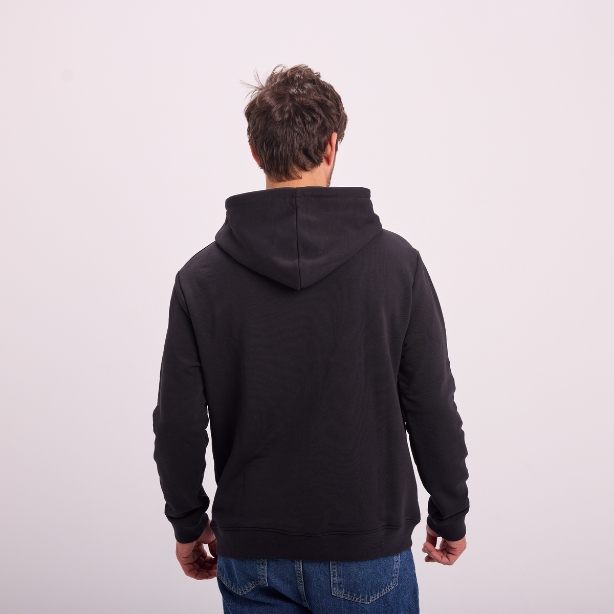 Hoodie in Black, SVNTY, view 3 of 6