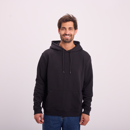 Hoodie in Black, SVNTY, view 1 of 6