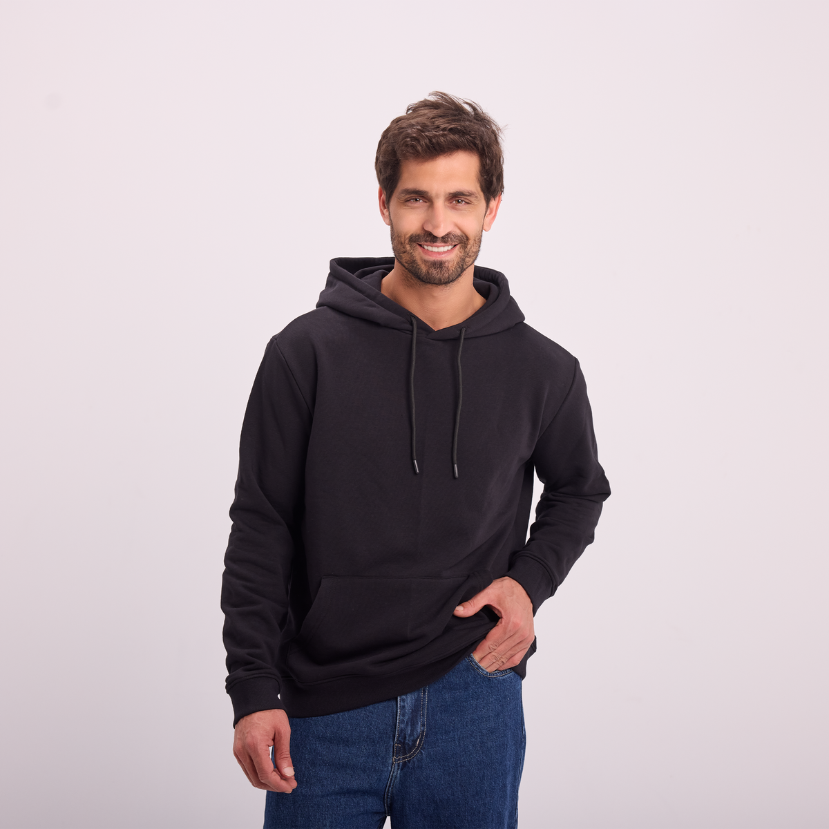 Hoodie in Black, SVNTY, view 6 of 6